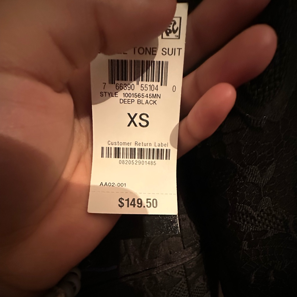 Brand New Black Jacket With Detailing Xs